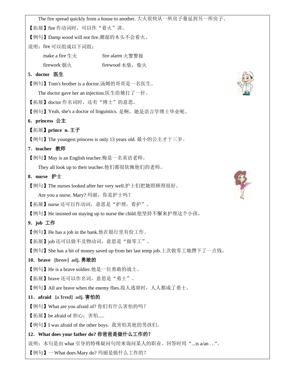 英语 M2U2知识点梳理与练习 教师版.docx_第2页