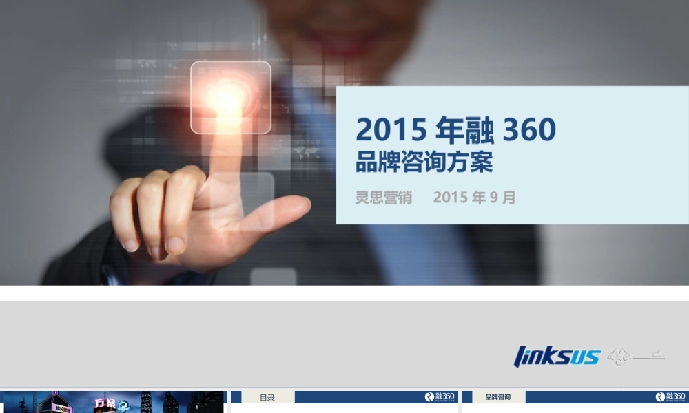 167.【灵思】融360品牌咨询方案.ppt