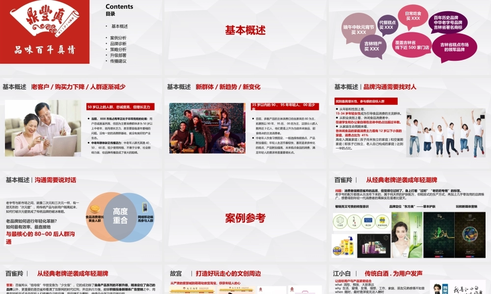 百年食品品牌升级整合营销方案.pptx