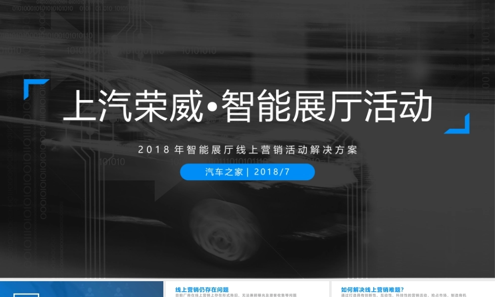 89.线上营销智能展厅活动解决方案荣威双子星.pptx