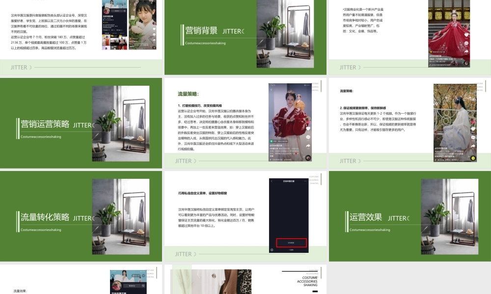 2019汉服品牌抖音短视频营销推广方案.ppt
