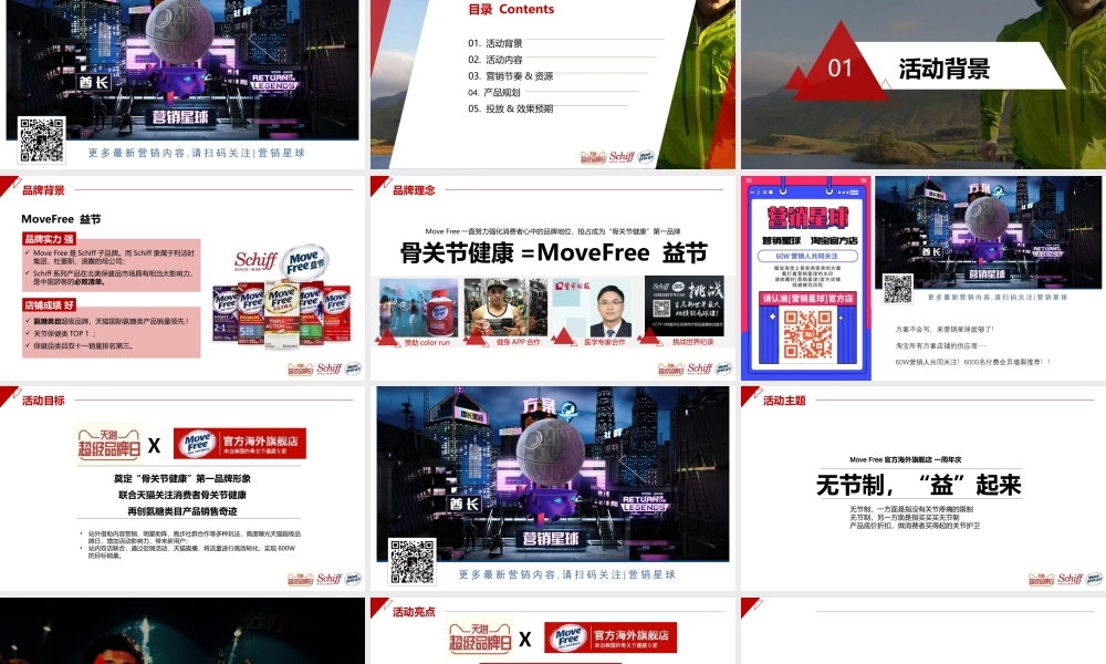 Schiff MoveFree x天猫超级品牌日推广方案.pptx