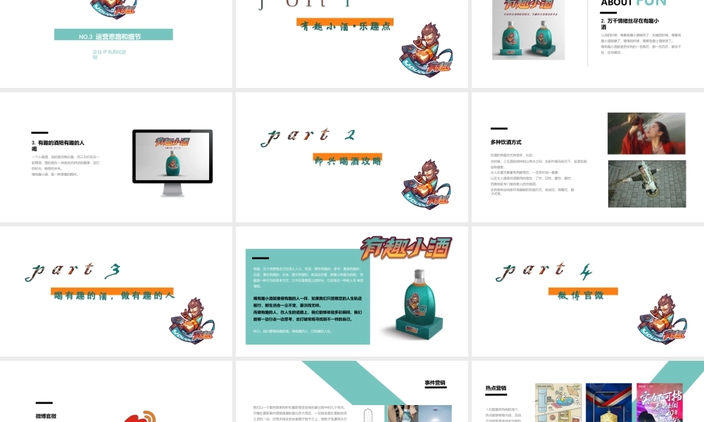 白酒品牌“有趣小酒”IP形象打造&双微传播推广案.pptx