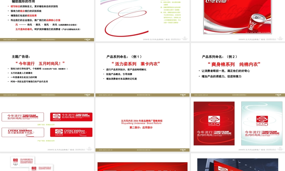 欧赛斯五月风品牌推广策略呈现.ppt