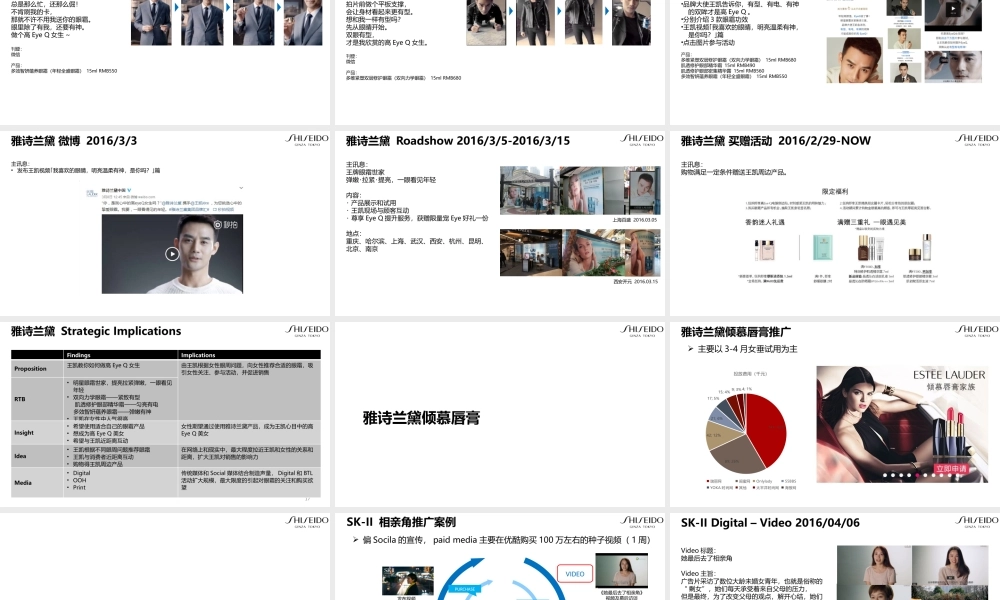 日本化妆品品牌竞品推广案例分析报告整合营销方案.pptx
