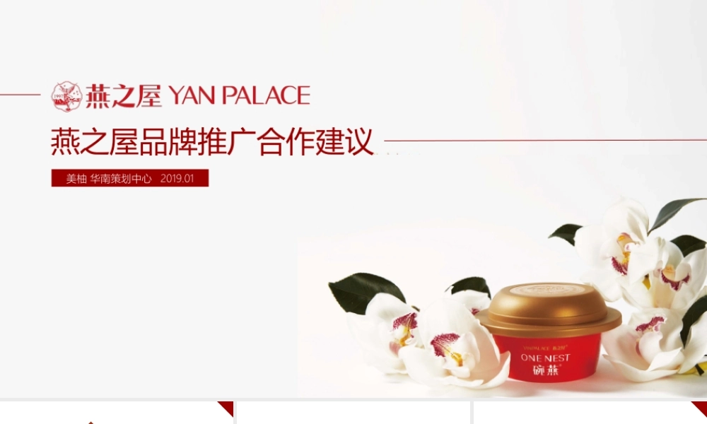 燕之屋品牌推广合作建议.pptx