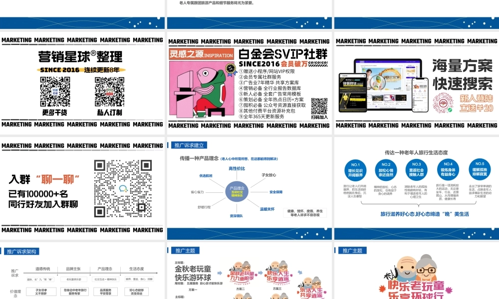 中老年旅游产品品牌营销推广计划.pptx