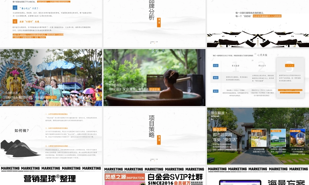 江淮侨乡·六家畈民宿景区文旅线上营销方案.pptx