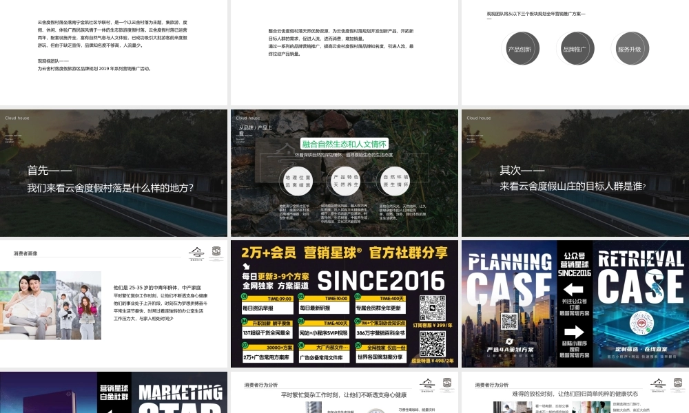 云舍度假村落品牌营销方案.pptx