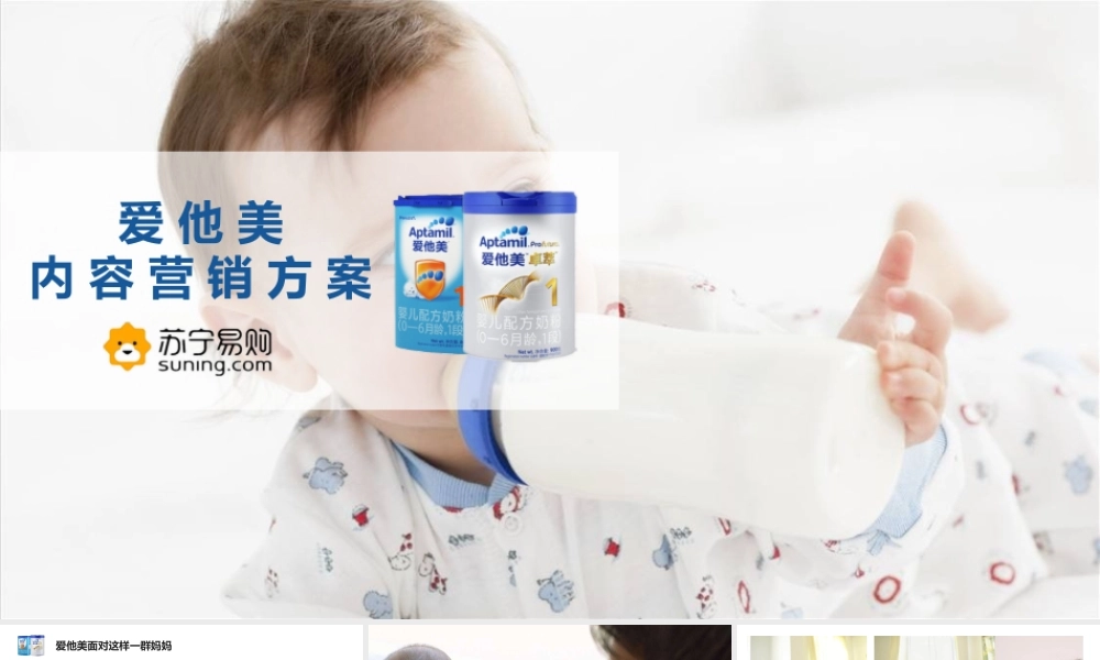 爱他美苏宁易购渠道内容营销方案.pptx