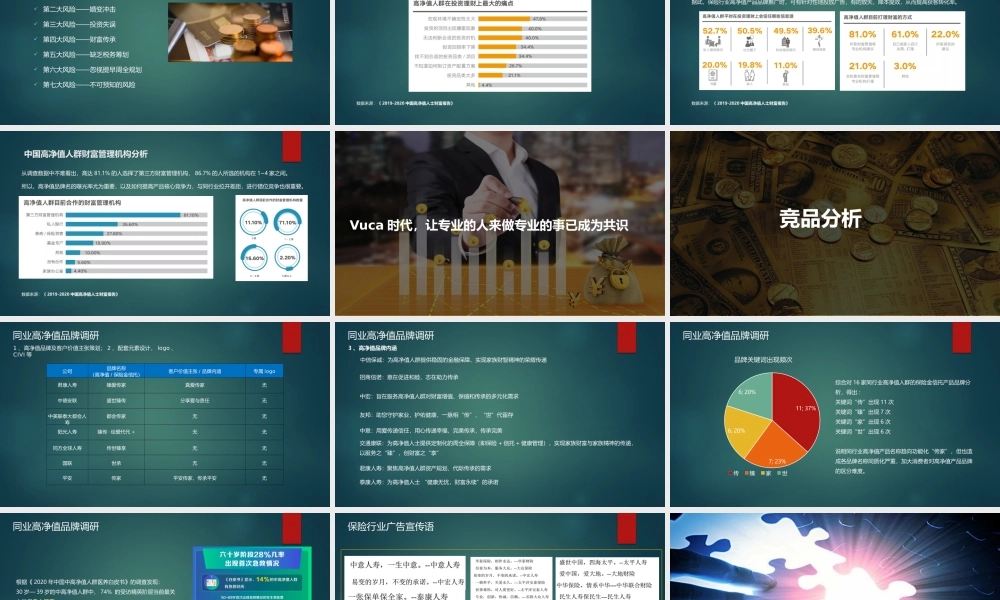 2021年保险行业高净值品牌策划方案.pptx