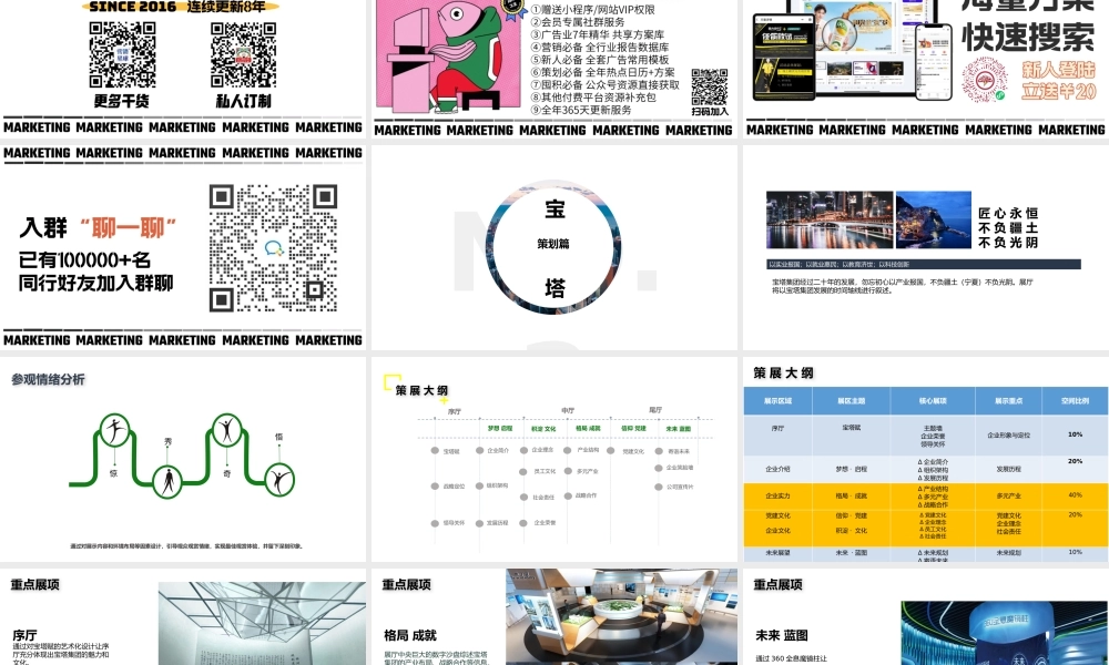 宝塔集团品牌展厅设计策划案.pptx