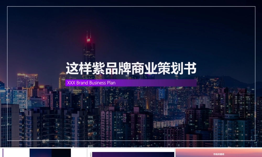 休闲零食品牌商业策划书零食界的潮品.pptx