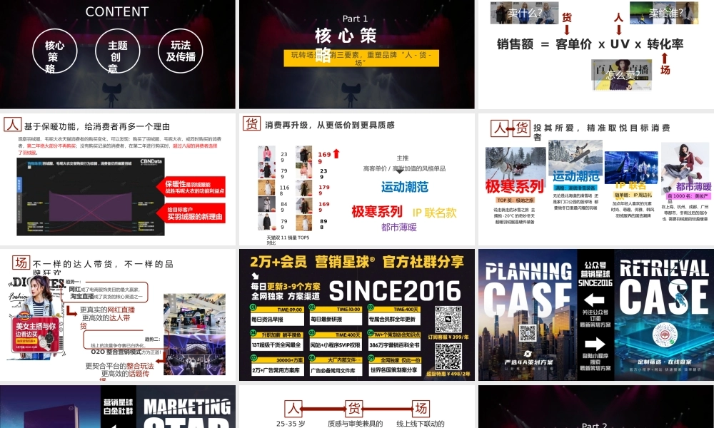 波司登天猫双十一整合营销方案.pptx