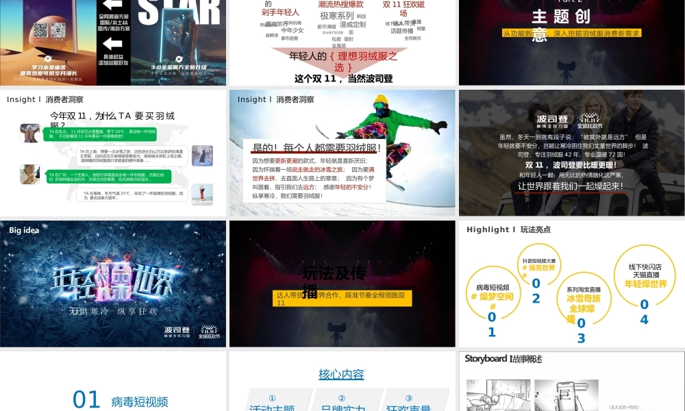 波司登天猫双十一整合营销方案.pptx