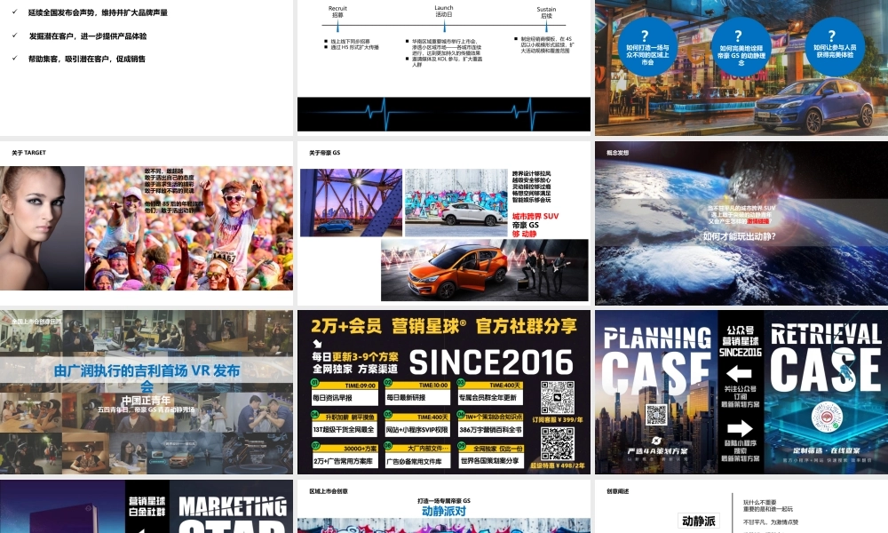 吉利帝豪GS区域上市策略&amp;广州地区上市活动执行方案.pptx