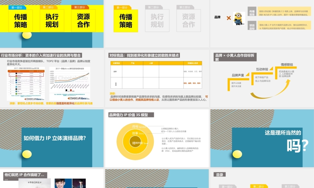 ofo X 小黄人大IP整合营销全案.pptx