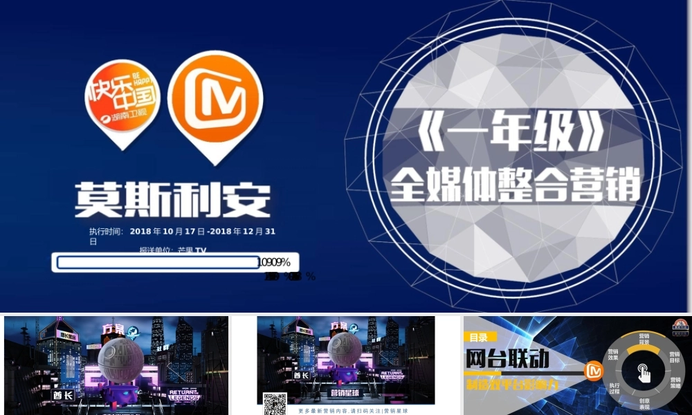 《一年级》芒果TV全媒体整合营销案例.pptx