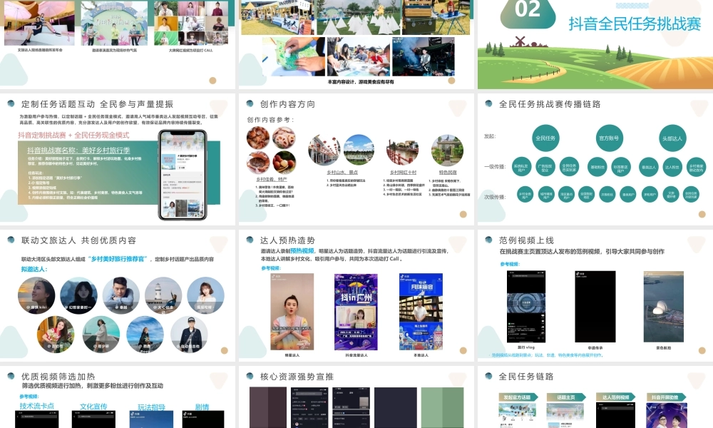 2023乡村振兴美好乡村旅行季推介全案.pptx