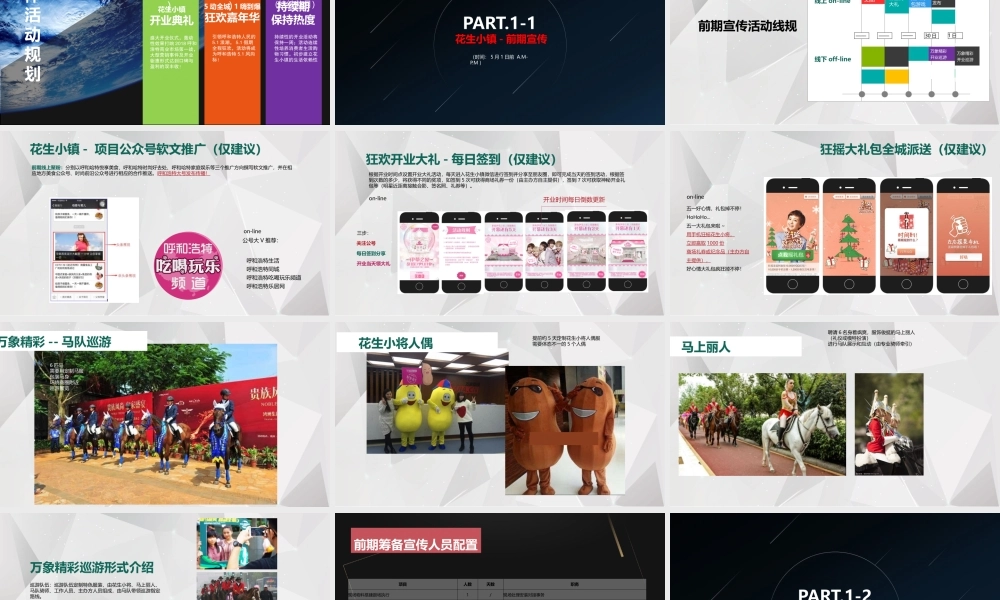 2018呼和浩特花生小镇五一开业及暖场嘉年华活动执行全案.pptx