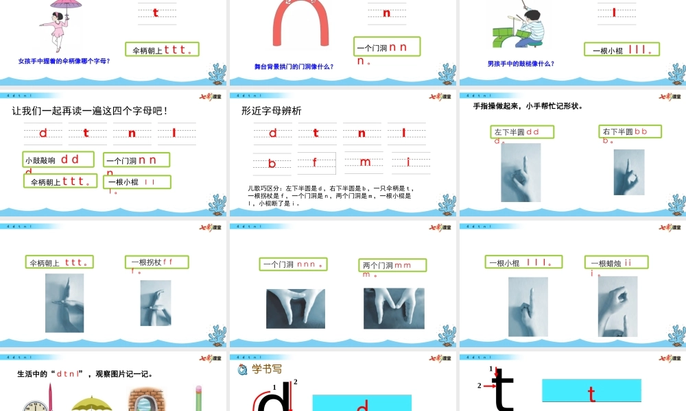 汉语拼音4 d t n l.pptx