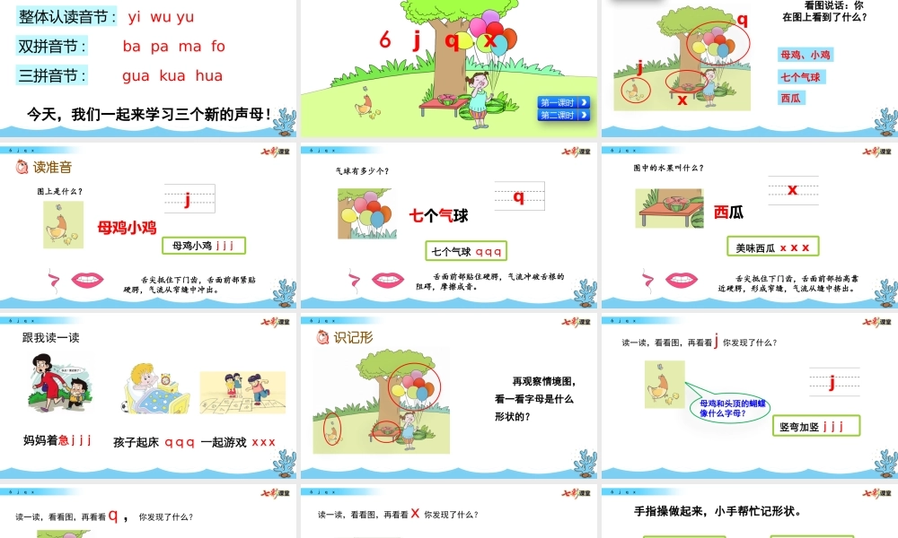 汉语拼音6 j q x.pptx