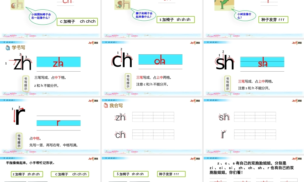 汉语拼音8 zh ch sh r.pptx