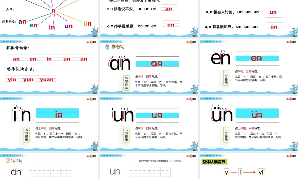汉语拼音12ɑn en in un ün.pptx