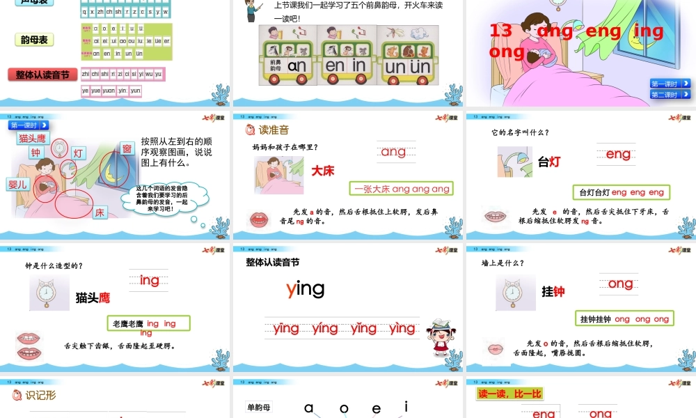 汉语拼音13 ɑng eng ing ong.pptx