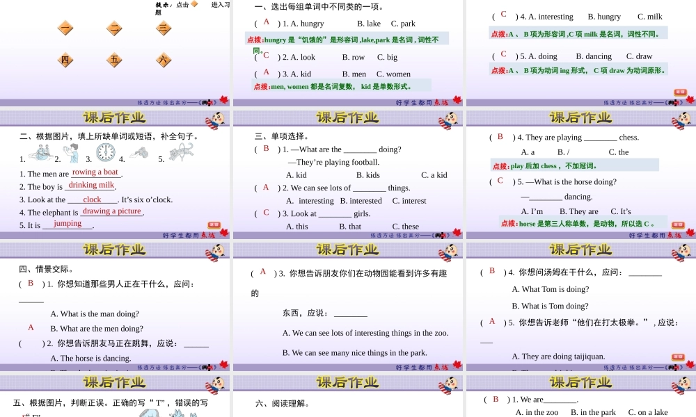 module 3 复习训练.ppt