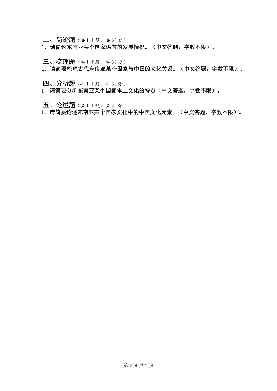 东南亚文化（A卷）.doc_第2页