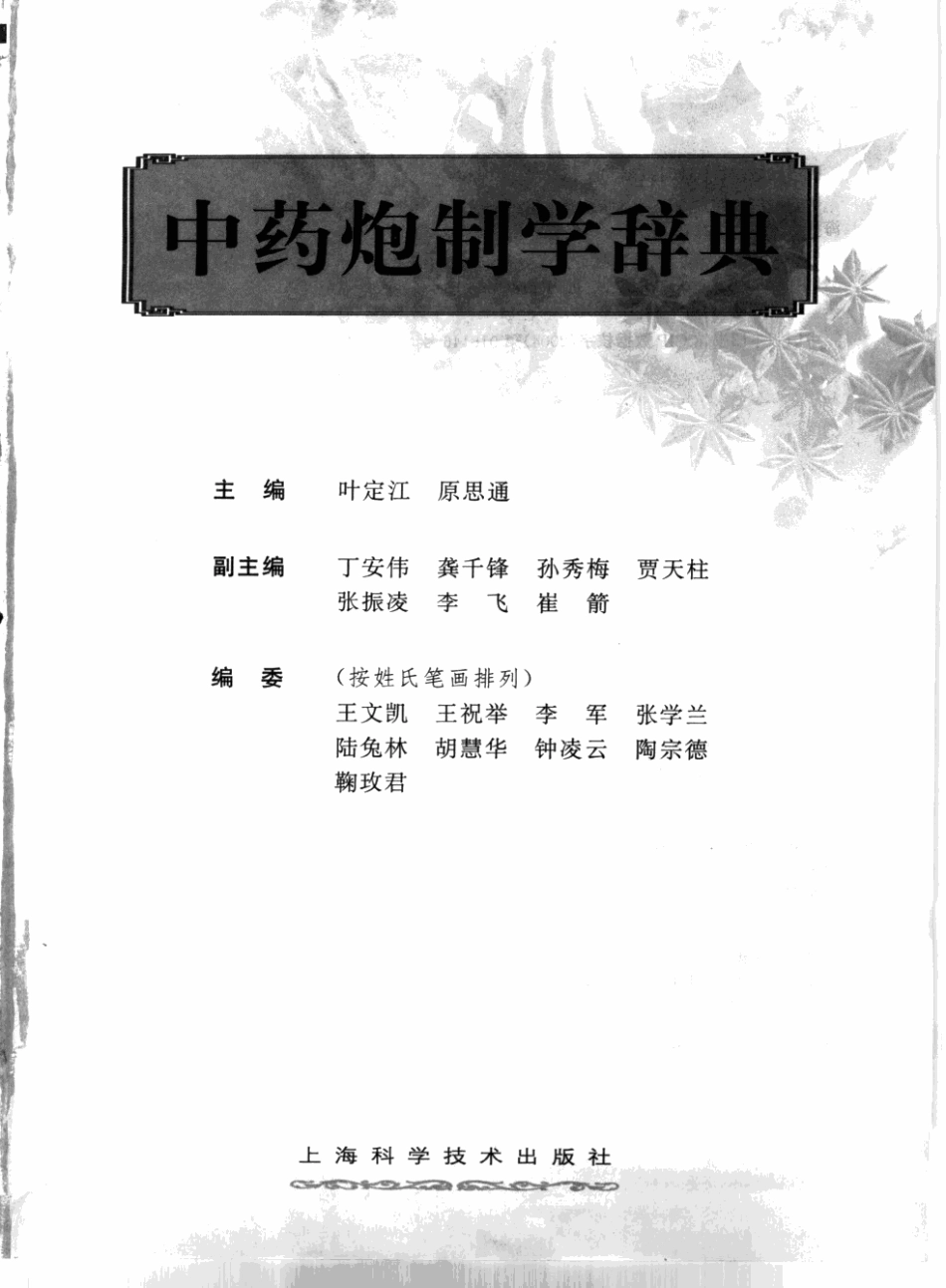 中药炮制学辞典（叶定江 原思通主编）.pdf_第3页