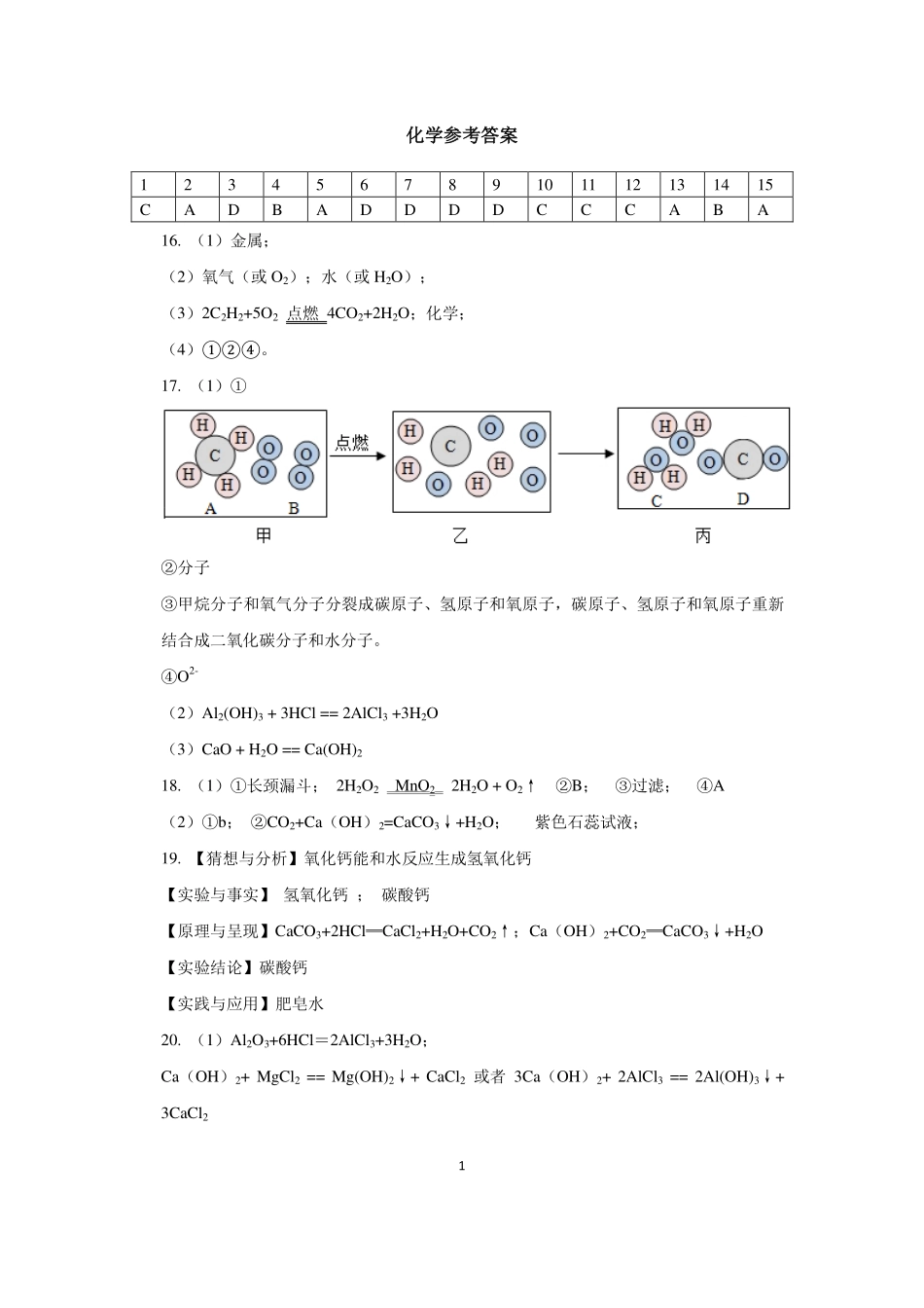 【化学】佛山市中考一模模拟卷（答案）.pdf_第2页