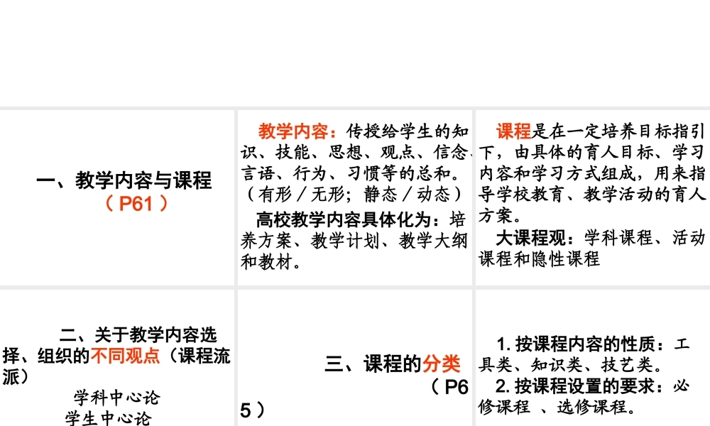5高校教学的内容.ppt