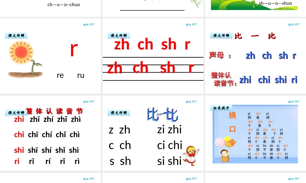 汉语拼音8 zh ch sh r.ppt