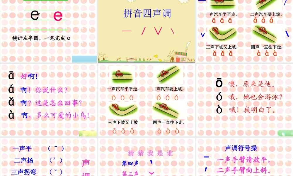 （课堂教学课件2）a o e.ppt