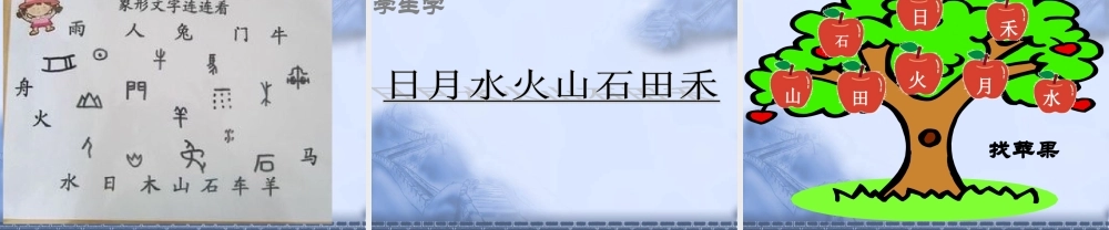 （课堂教学课件2）日月水火.ppt