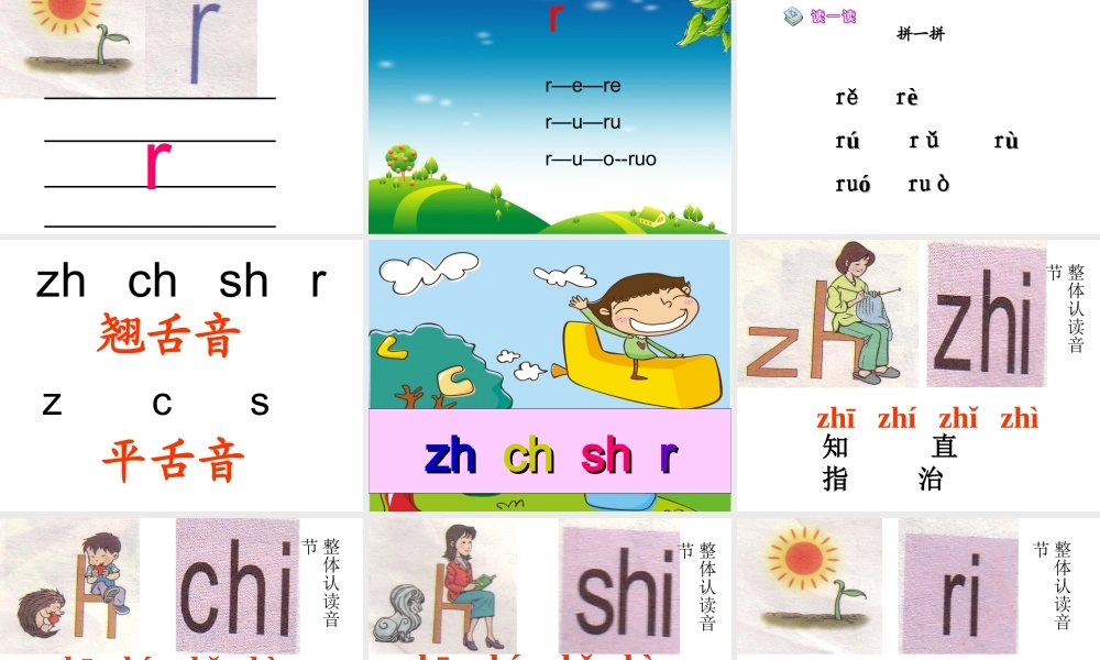 （课堂教学课件3）zh ch sh r.ppt
