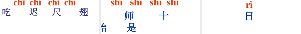 （课堂教学课件3）zh ch sh r.ppt