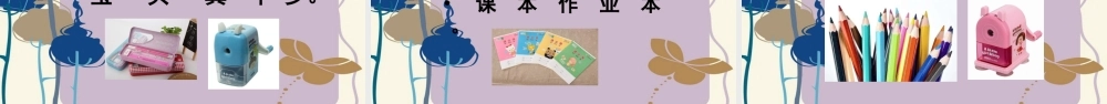 （课堂教学课件3）小书包.ppt