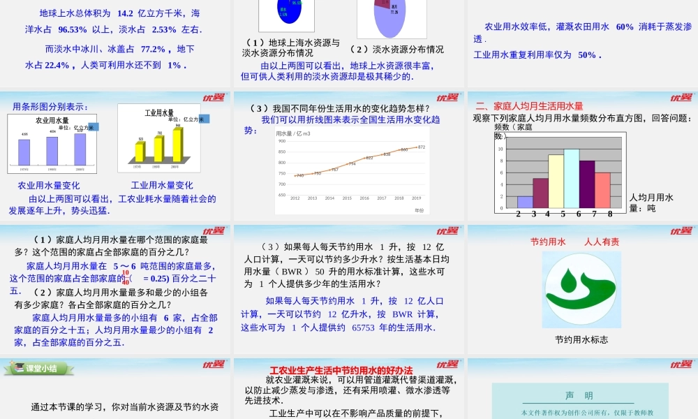 10.3 课题学习从数据谈节水.pptx