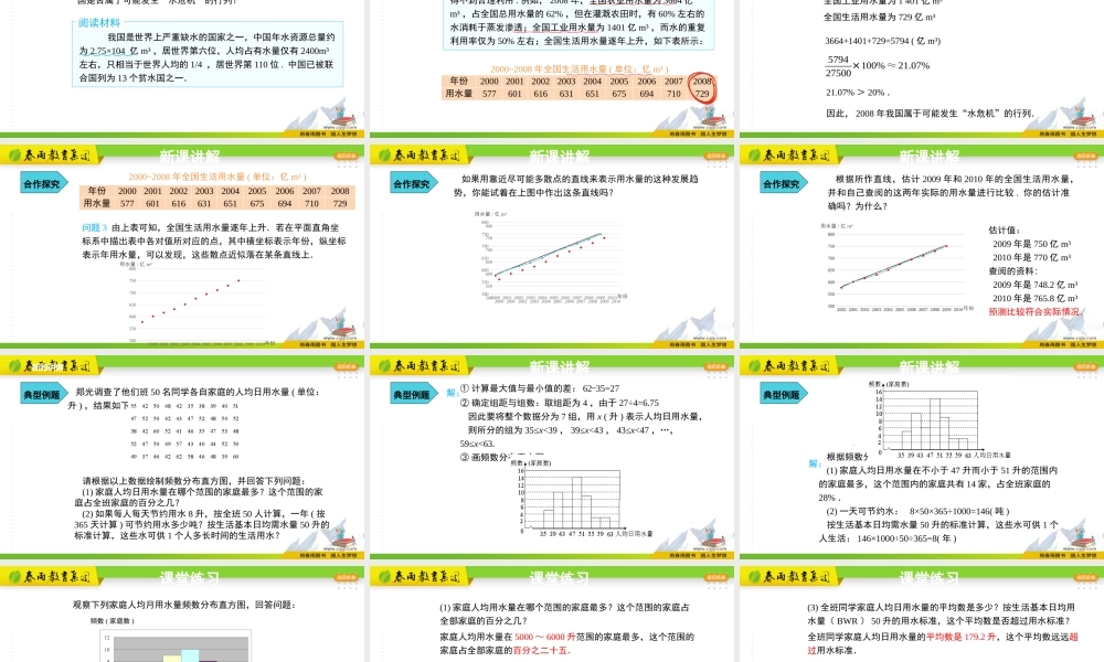 10.3 课题学习从数据谈节水.pptx