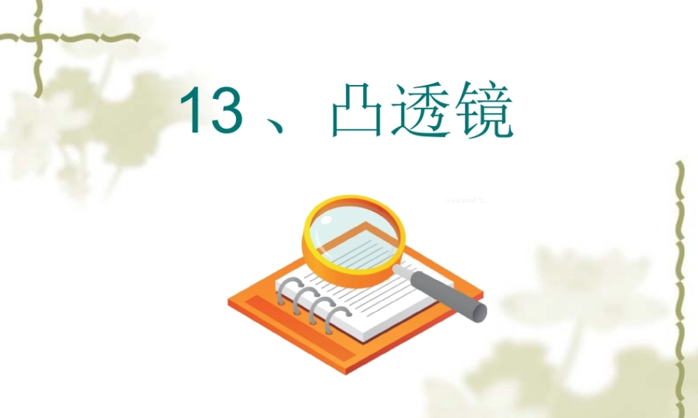 青岛小学科学四下《13 凸透镜》PPT课件 (10)【加微信公众号 jiaoxuewuyou 九折优惠 qq 1119139686】.ppt