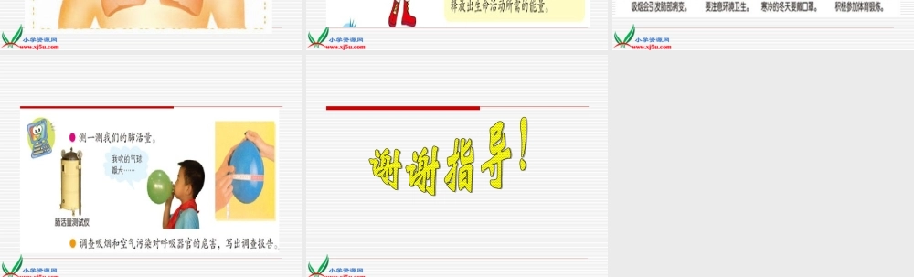 青岛小学科学五上《7 我们的呼吸》PPT课 件 (2)【加微信公众号 jiaoxuewuyou 九折优惠 qq 1119139686】.ppt