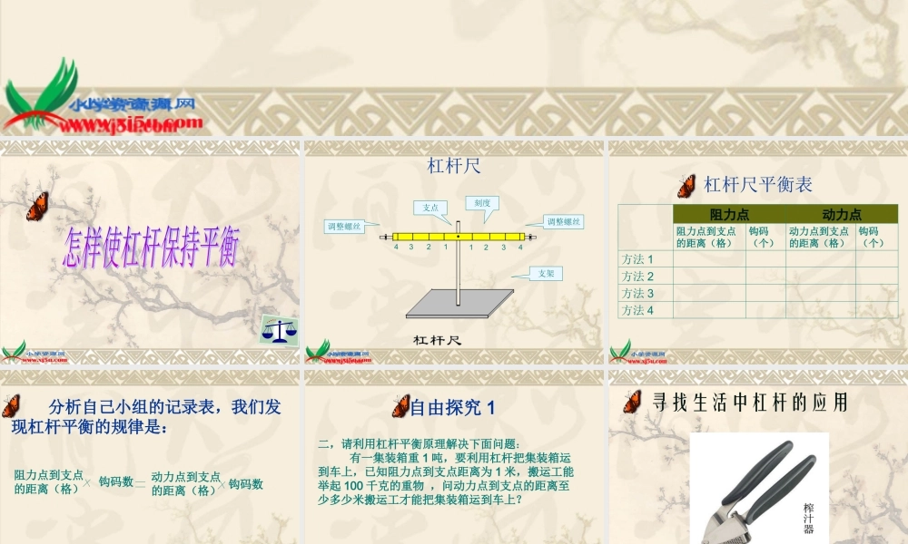 青岛小学科学五下《19.杠杆》PPT课件 (1)【加微信公众号 jiaoxuewuyou 九折优惠 qq 1119139686】.ppt
