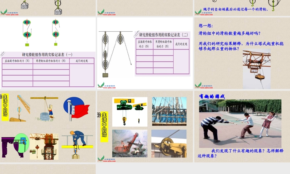 青岛小学科学五下《20.滑轮》PPT课件 (3)【加微信公众号 jiaoxuewuyou 九折优惠 qq 1119139686】.ppt