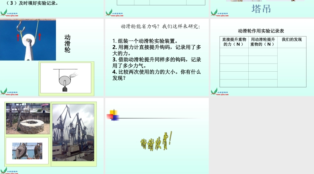 青岛小学科学五下《20.滑轮》PPT课件 (2)【加微信公众号 jiaoxuewuyou 九折优惠 qq 1119139686】.ppt