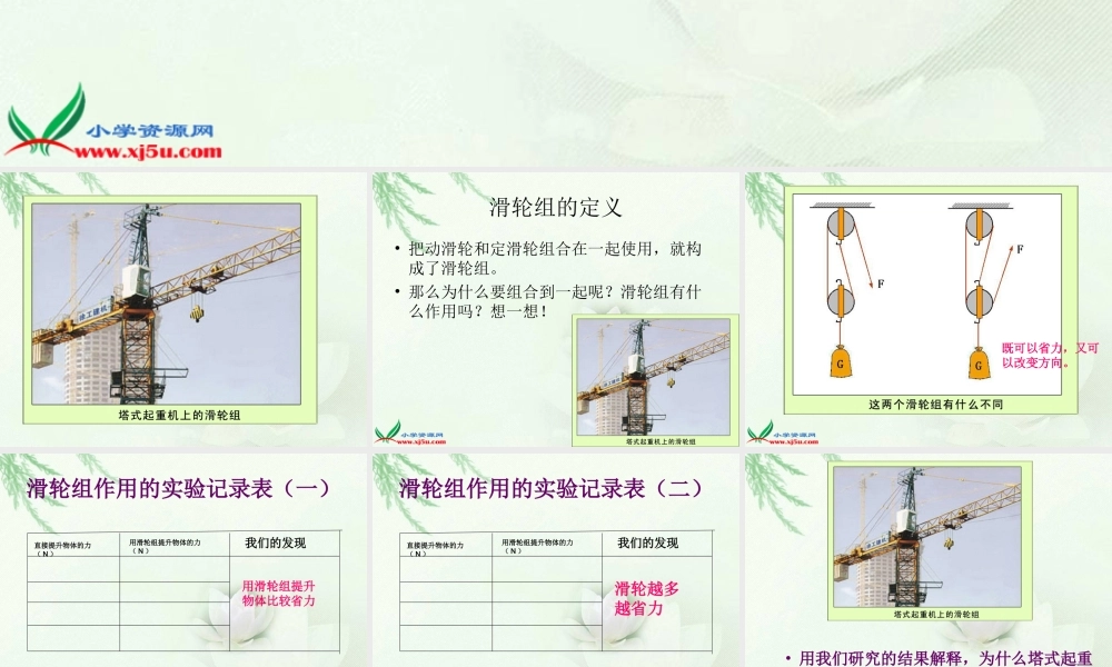 青岛小学科学五下《20.滑轮》PPT课件 (4)【加微信公众号 jiaoxuewuyou 九折优惠 qq 1119139686】.ppt