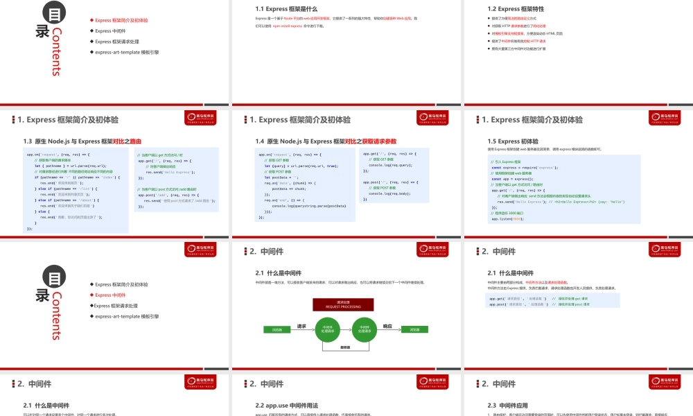 06.Express框架.ppt