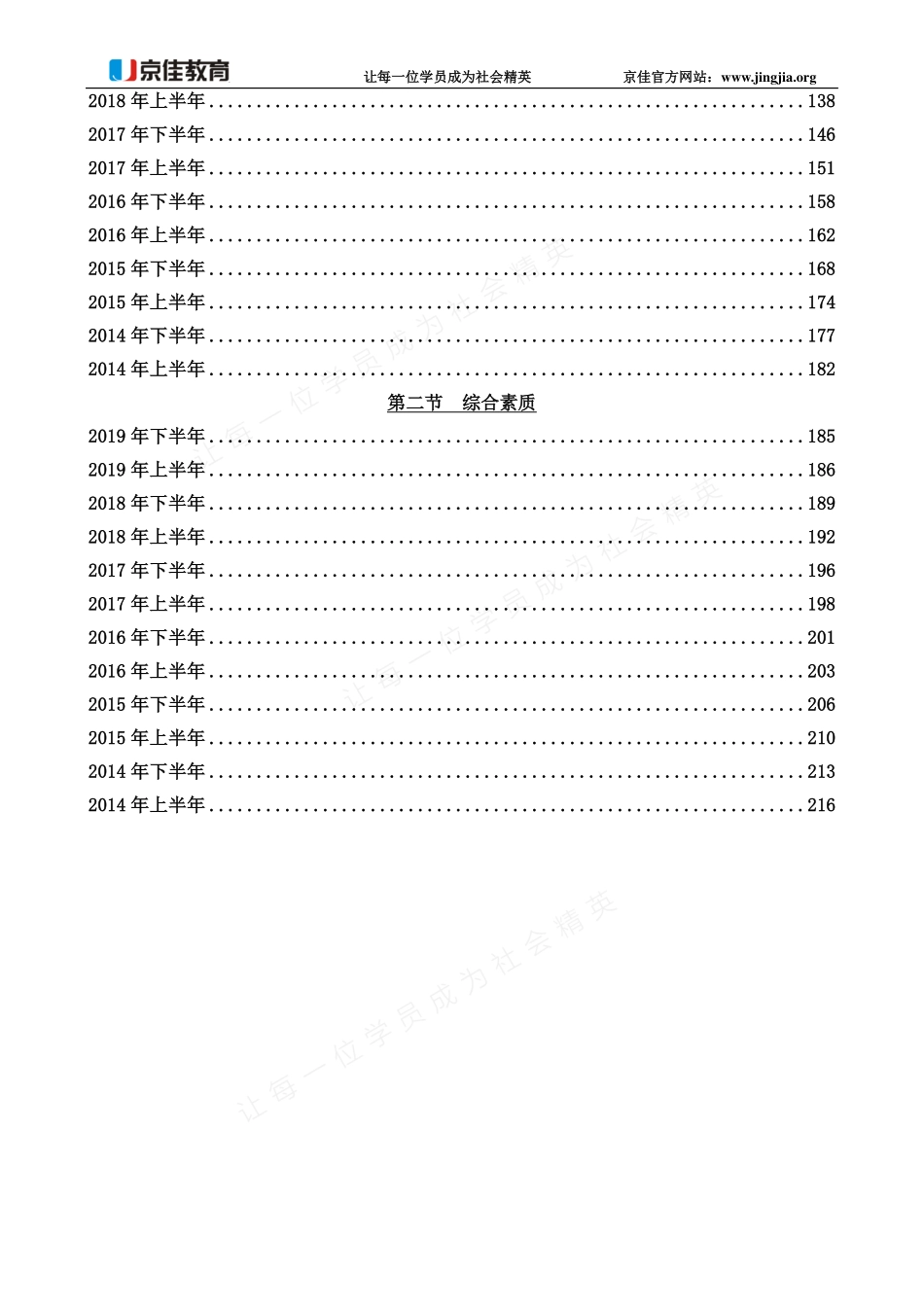 （2014-2019下）小学教资真题集【64页开始是综合质素】.pdf_第3页